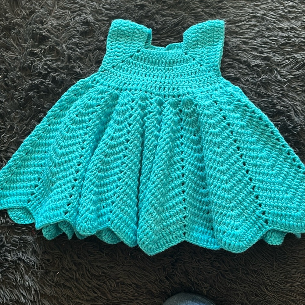 Toddler crochet dress